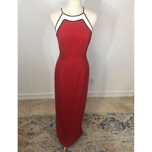 Vtg Cache Evening Dress Quality Women’s Size 4 Maxi Dressy Date Night Halter